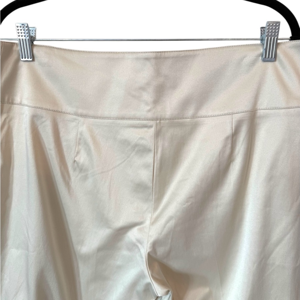 São Paulo Cream Sheen Wide Leg Pants Size 12 - Picture 6 of 6
